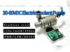 Enerji depolamasında ısı yönetimi için paslanmaz çelik 48V elektrikli soğutma pompası